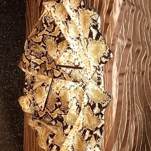 Shein Snake Print Moto Jacket